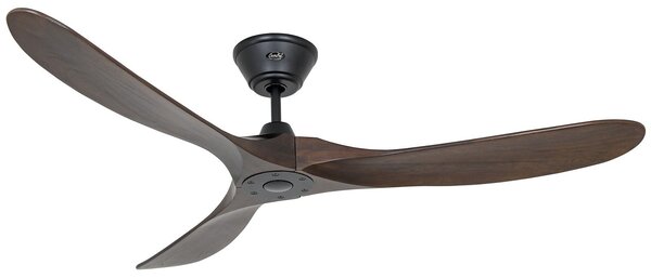 ECO GENUINO Ventilator de tavan negru/nuc 152 - CasaFan CasaFan, Eco Genuino, Lemn, Camera de zi, Lemn, Modern