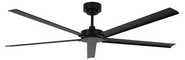 Ventilator de tavan Monza, negru, Ø 152 cm, IP55 - Beacon Beacon Lighting, Monza, Negru, Camera de zi, Aluminiu, Modern