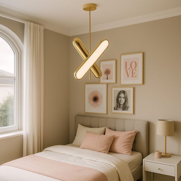 Lampa LED APP832-CP GOLD