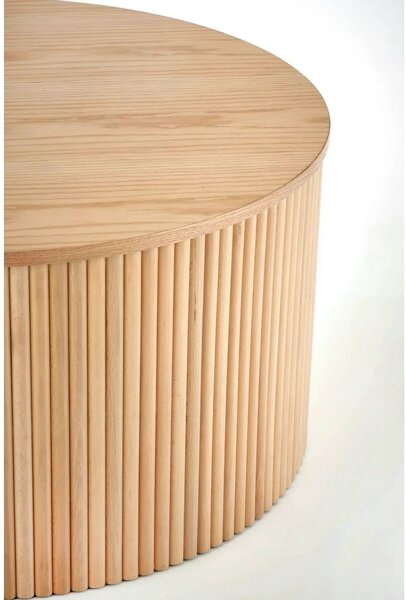 Masuta cafea WOODY, stejar natural, 80x80x41 cm