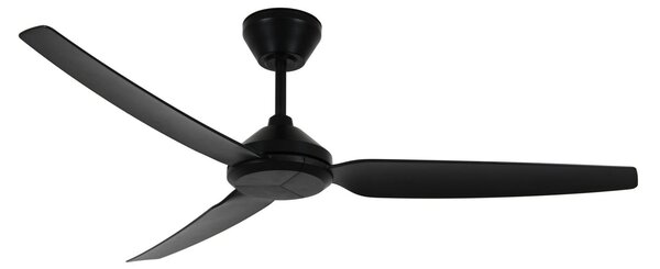 Ventilator de tavan Polis, negru, Ø 137 cm, silențios - Beacon Beacon Lighting, Polis, Negru, Camera de zi, Plastic, Modern