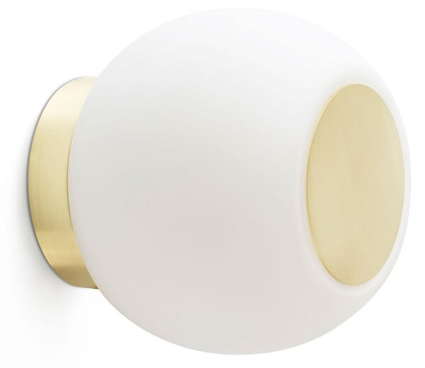 Lampă de perete FARO BARCELONA, Moy, Auriu / Alamă, Camera de zi, Sticlă, Modern