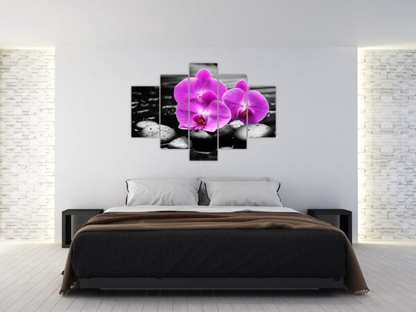 Tablou - Orhidee violet (150x105 cm)