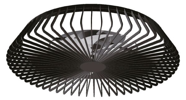 Ventilator de tavan inteligent cu LED Himalaya, negru, DC, silențios - Mantra Mantra Iluminación, Himalaya, reglabil, Negru, Camera de zi, Metal, Modern