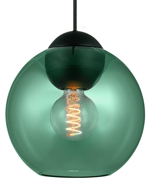 Lustră Pendul Halo Design, BUBBLES, reglabil, Verde, Camera de zi, Sticlă, Design