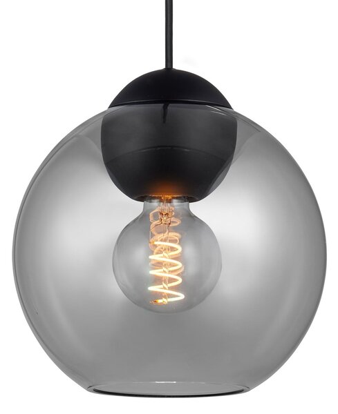Lustră Pendul Halo Design, BUBBLES, reglabil, Gri, Camera de zi, Sticlă, Design