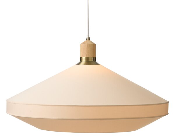 Lustră Pendul Halo Design, Paris, reglabil, Bej, Camera de zi, Țesătură / Textil, Design