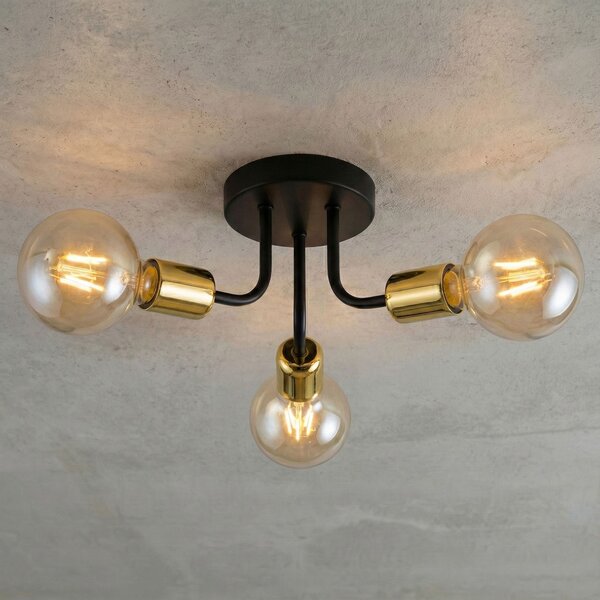 Lampa APP1117-3C Black Gold