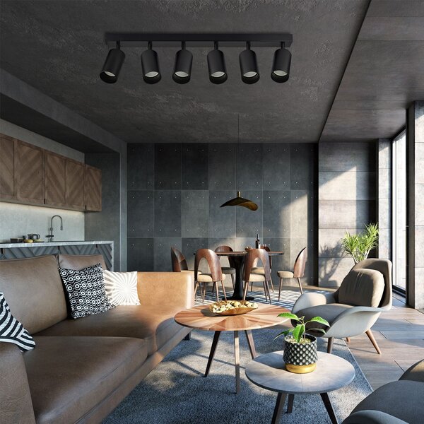 Lampă de tavan APP1242-6C Black