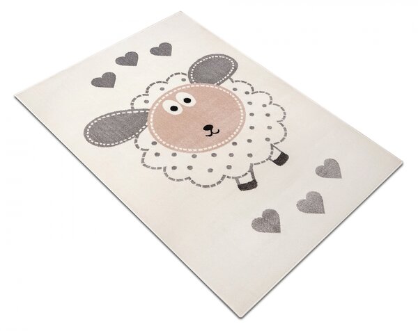 Model Oita 18134, Covor Copii in culori pale, Crem 120x170