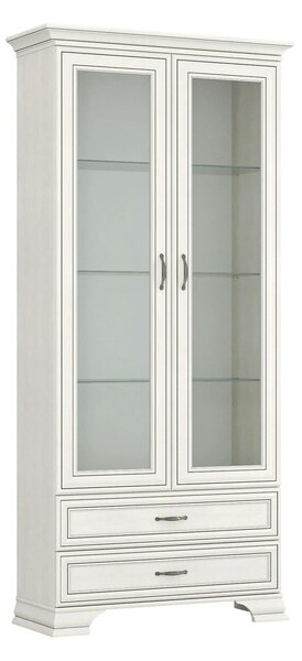 Mobilier sufragerie clasic TIFFANY II, grej, PAL laminat, 7 piese