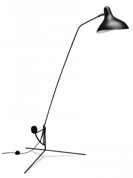 Lampadar DCW, Negru, Camera de zi, Metal