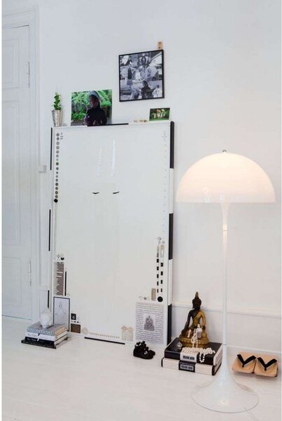 Lampadar Louis Poulsen, Panthella, Alb, Camera de zi, Plastic, Design