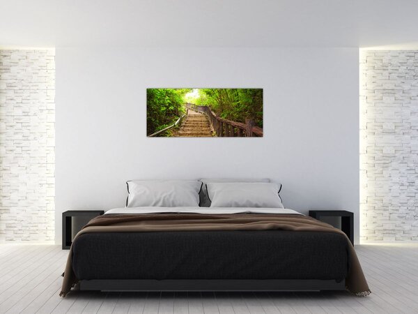 Tablou - Scări în natură (120x50 cm)