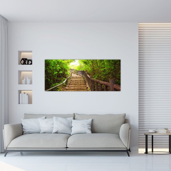 Tablou - Scări în natură (120x50 cm)
