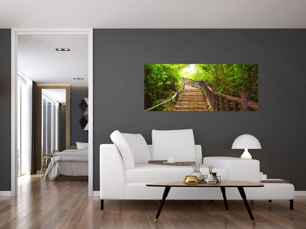 Tablou - Scări în natură (120x50 cm)