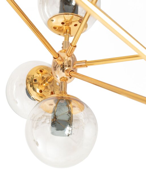 Lampă suspendată de tavan Aurie APP267-15C