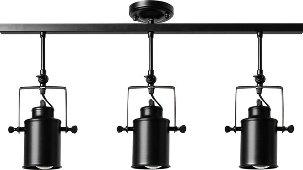 Spotlight lampă mobilă spot tavan triplu negru E27 APP487-3C