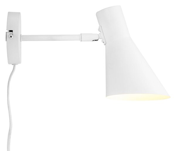 Lampă de perete Dyberg Larsen, DL12, Alb, Camera de zi, Metal, Design