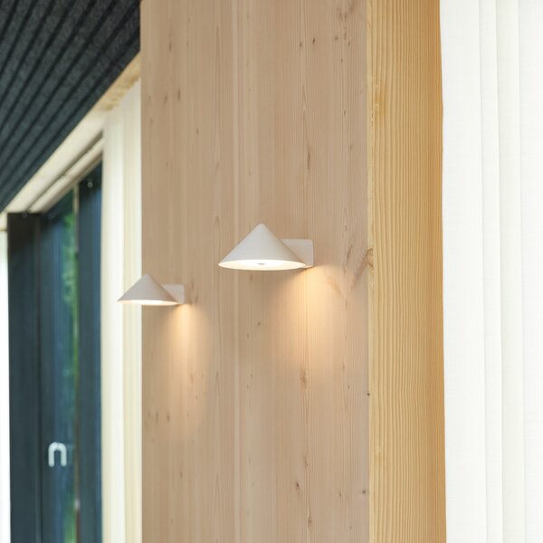 Lampă de perete FRANDSEN, Grasp, reglabil, Alb, Camera de zi, Oțel inoxidabil, Design