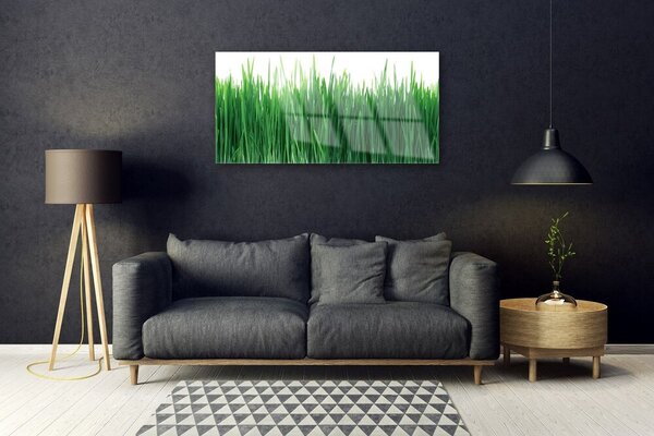 Tablou pe sticla Weed Natura verde
