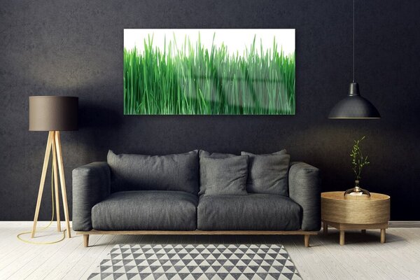 Tablou pe sticla Weed Natura verde