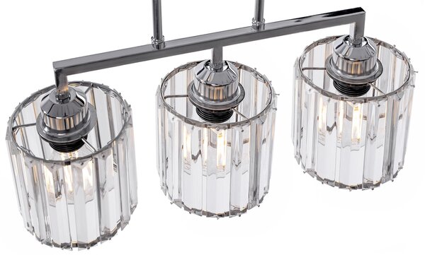 LAMPA SUSPENDABILA GLAMOUR Crom 3xE27 392228