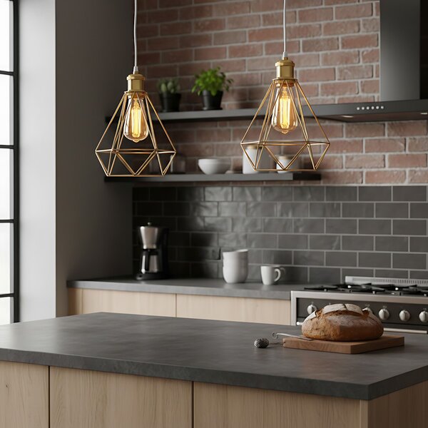 LAMPA SUSPENDABILA DIAMANT Light Gold 392197