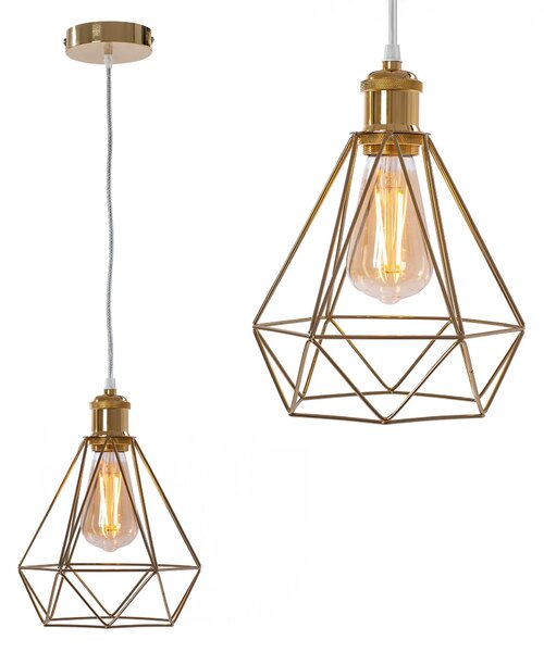 LAMPA SUSPENDABILA DIAMANT Light Gold 392197