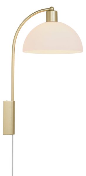 Lampă de perete Nordlux, Ellen 20, Auriu / Alamă, Camera de zi, Metal, Scandinavă