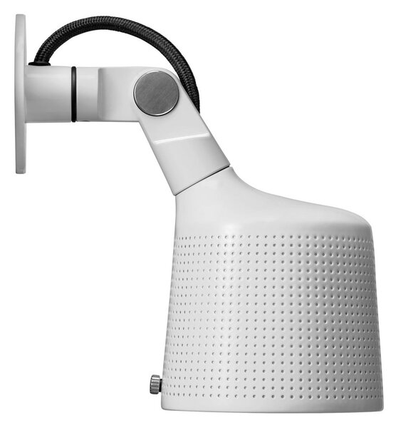 Lampă de perete Vipp, reglabil, Alb, dormitor, Metal