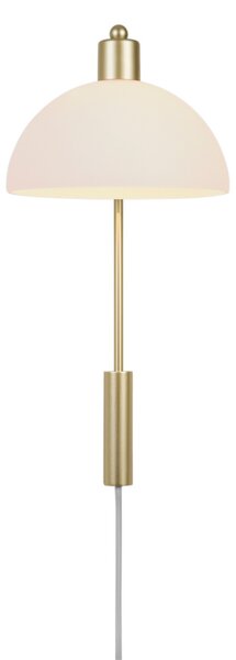 Lampă de perete Nordlux, Ellen 20, Auriu / Alamă, Camera de zi, Metal, Scandinavă