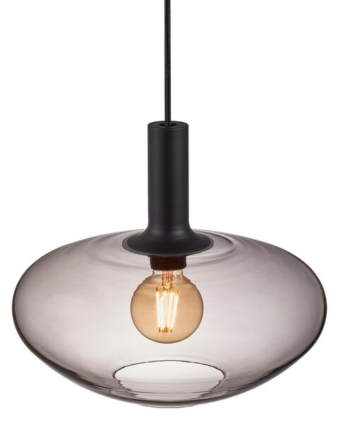 Lustră Pendul Nordlux, Alton 35, reglabil, Gri, Camera de zi, Sticlă, Modern