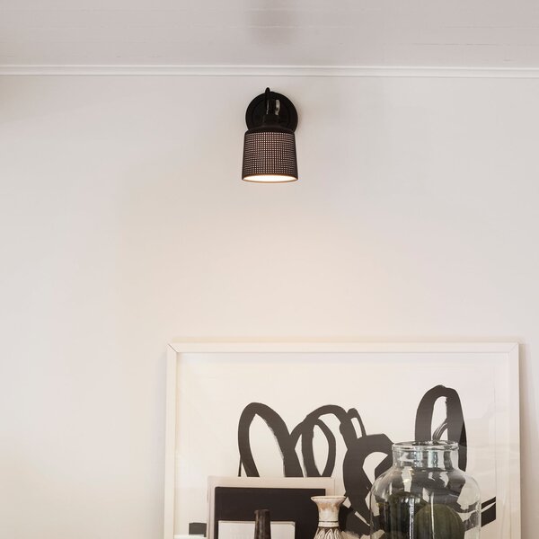 Lampă de perete Vipp, Negru, dormitor, Metal