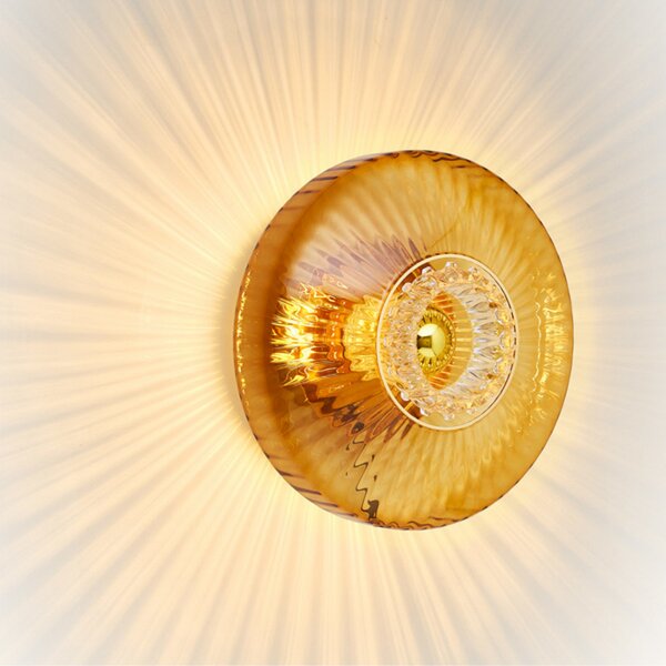 New Wave Optic Aplică de Perete XL Amber - Design By Us DESIGN BY US
