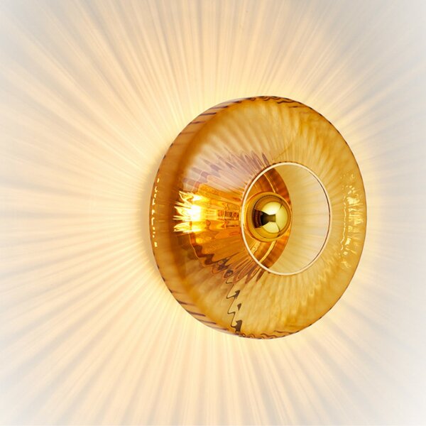 New Wave Optic Aplică de Perete XL Amber - Design By Us DESIGN BY US