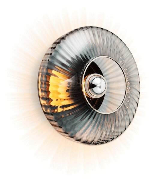 New Wave Optic Aplică de Perete Smoke - Design By Us DESIGN BY US