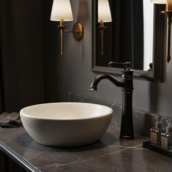 Baterie lavoar Rea Vintage Old Black inalta