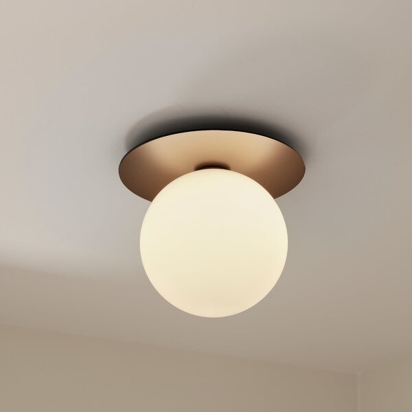Lampă de perete Nuura Aps, Liila 1, reglabil, Bronz / Alamă Veche, Baie, Sticlă, Scandinavă