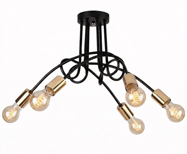 Lampă Paradise 5 Black Gold APP518-5C