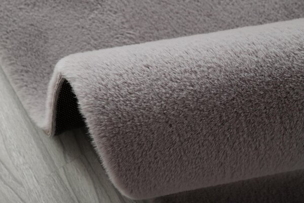 Coror Blanita Sufragerie Dormitor, Model LOP 070, Antiderapant, Soft, Gri 50 x 80