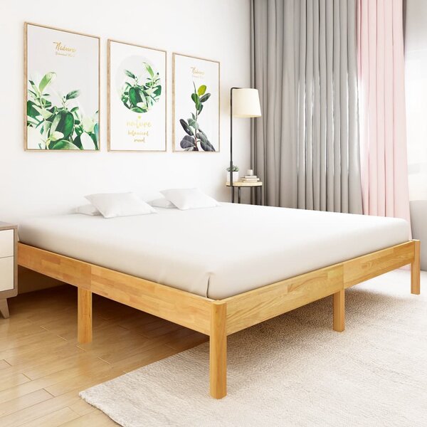 Cadru de pat, 180 x 200 cm, lemn masiv de stejar