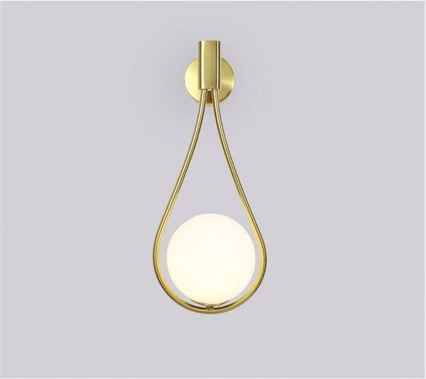 LAMPA de perete APLICA din sticla Sfera GOLD APP603-1W