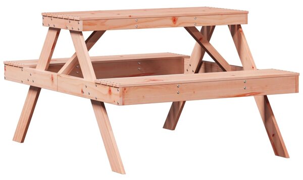 Masă de picnic, 105x134x75 cm, lemn masiv douglas