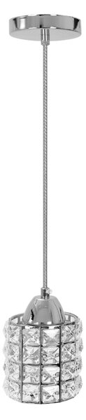 Lampă de tavan cristal argintiu APP727-1CP