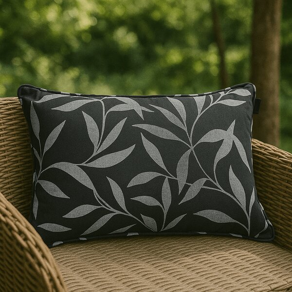 Perna de exterior FERGUS 50x30 cm, negru