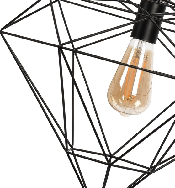 LAMPĂ DE CULOARE DIAMANT METAL LOFT BLACK APP563-1CP