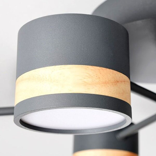 LAMPĂ DE PLAFON GRI APP528-8C