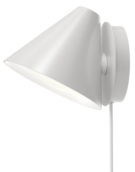 Lampă de perete Louis Poulsen, Keglen, reglabil, Alb, Camera de zi, Metal, Design