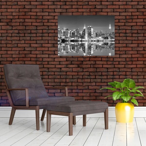 Tablou - New York, alb-negru (70x50 cm)